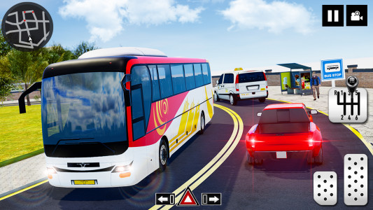 اسکرین شات بازی Coach Bus Driving - Bus Games 8