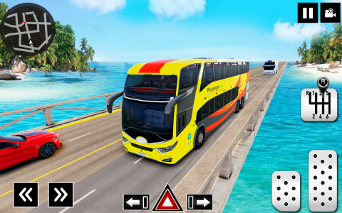 اسکرین شات بازی Coach Bus Driving - Bus Games 2