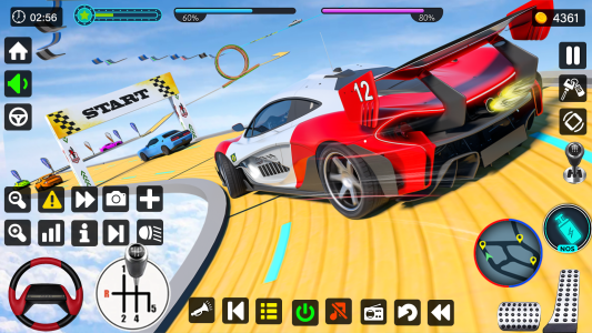 اسکرین شات 8 برنامه Crazy Car Stunts GT Ramp Games