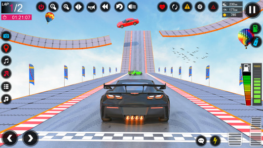 اسکرین شات 6 برنامه Crazy Car Stunts GT Ramp Games