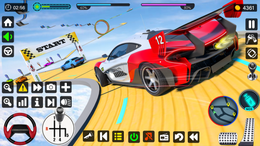اسکرین شات برنامه Crazy Car Stunts GT Ramp Games 8