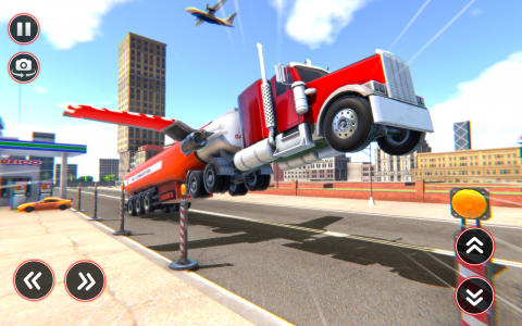 اسکرین شات برنامه Flying Oil Tanker Truck Games 1