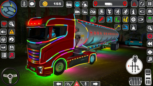 اسکرین شات برنامه Log Transporter Truck Driving 1