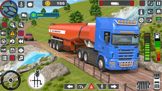 اسکرین شات 4 برنامه Oil Tanker Truck Driving Games
