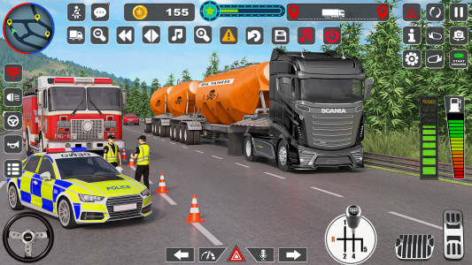 اسکرین شات برنامه Oil Tanker Truck Driving Games 6