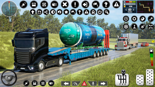 اسکرین شات 2 برنامه Oil Tanker Truck Driving Games