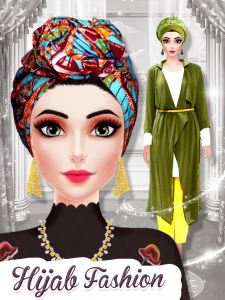 اسکرین شات بازی Royal Hijab, Mermaid And Princess Fashion Makeover 1
