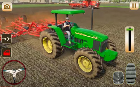 اسکرین شات بازی Tractor Farming Simulator:Village life 2021 1