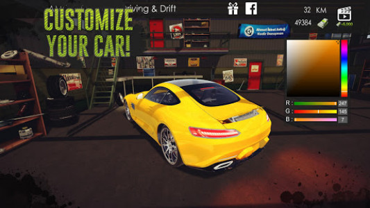 اسکرین شات بازی AMG GT Roadster Drift Simulator 4