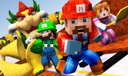 اسکرین شات بازی Mod Super Mario for Minecraft PE 2