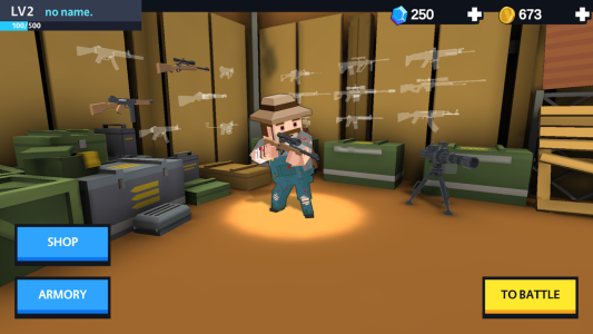 اسکرین شات 5 بازی Battle Gun 3D : FPS Pixel Game