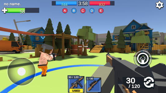 اسکرین شات 4 بازی Battle Gun 3D : FPS Pixel Game