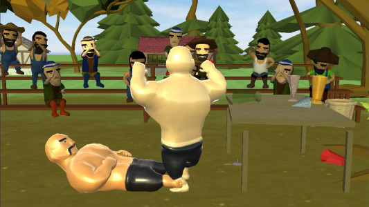 اسکرین شات 4 بازی Oil Wrestling - 2 Player