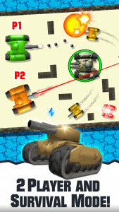 اسکرین شات بازی 2 Player Tank Wars 1