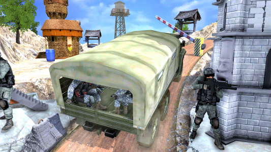 اسکرین شات بازی Army Truck Driver 3D 3