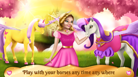 اسکرین شات برنامه Unicorn Games - Horse Dress Up 3