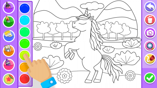 اسکرین شات برنامه Unicorn Coloring Pages 6