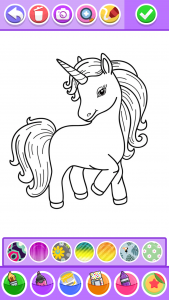 اسکرین شات برنامه Unicorn Coloring Pages 3