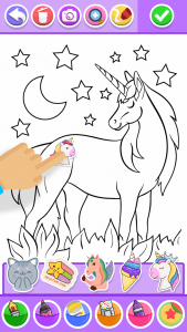 اسکرین شات برنامه Unicorn Coloring Pages 5