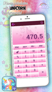 اسکرین شات برنامه Unicorn Calculator 3