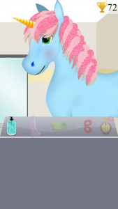 اسکرین شات بازی unicorn fake video call game 2