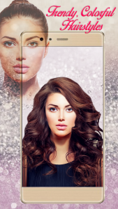 اسکرین شات برنامه Hair Color Changer Photo Cam 2