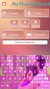 اسکرین شات برنامه My Photo Keyboard Changer 3