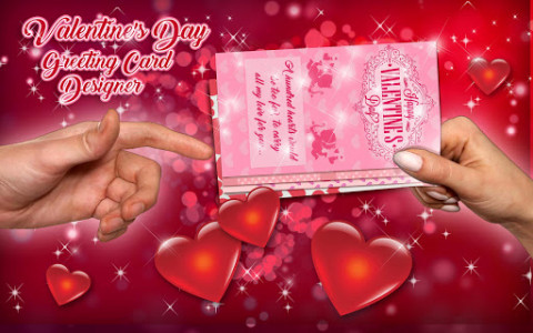 اسکرین شات برنامه Valentine Cards ❤️ Love Greetings Cards Making App 6