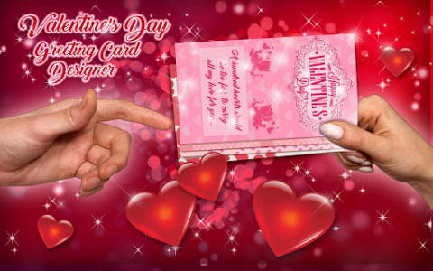 اسکرین شات برنامه Valentine Cards ❤️ Love Greetings Cards Making App 8