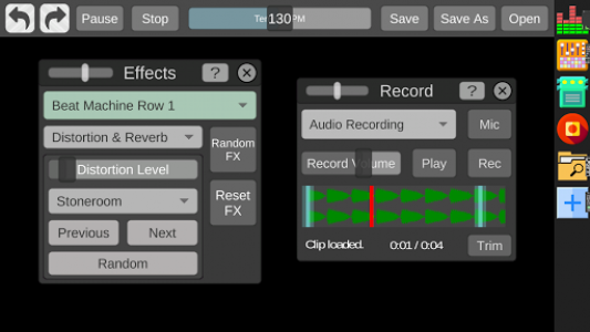 اسکرین شات برنامه Beat Machine - Audio Sequencer 3
