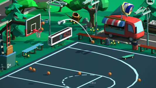 اسکرین شات بازی Basketball Online 1