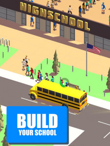 اسکرین شات بازی Idle School 3d - Tycoon Game 6