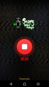 اسکرین شات برنامه Scary Voice Changer & Recorder 8