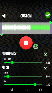 اسکرین شات برنامه Scary Voice Changer & Recorder 3