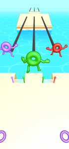 اسکرین شات بازی Donut Race - Make Bridge Games 3