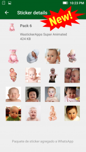 اسکرین شات برنامه Baby Memes WASticker 2