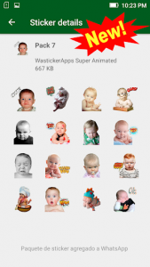 اسکرین شات برنامه 👶 New Baby Memes Stickers WAstickerApps 3