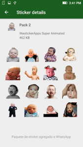 اسکرین شات برنامه 👶 New Baby Memes Stickers WAstickerApps 5