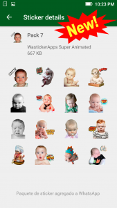 اسکرین شات برنامه Baby Memes WASticker 3