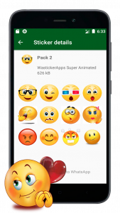 اسکرین شات برنامه Emojis Memes 3D WASticker 8