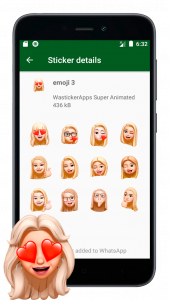 اسکرین شات برنامه Emojis Memes 3D WASticker 5