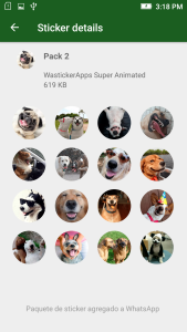 اسکرین شات 4 برنامه Dog Memes WAsticker