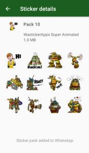 اسکرین شات 5 برنامه Animated Superheroes WASticker