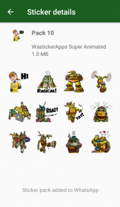 اسکرین شات برنامه Animated Superheroes WASticker 5