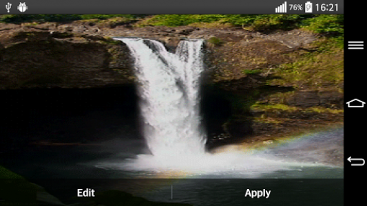 اسکرین شات برنامه Waterfall Live Wallpaper With 8