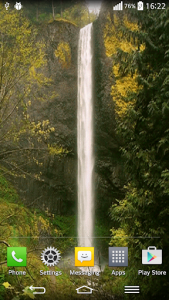 اسکرین شات برنامه Waterfall Live Wallpaper With 5
