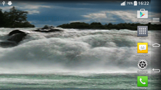 اسکرین شات برنامه Waterfall Live Wallpaper With 6
