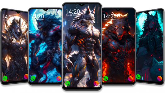 اسکرین شات برنامه Werewolf wallpaper 1