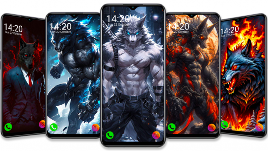 اسکرین شات برنامه Werewolf wallpaper 4