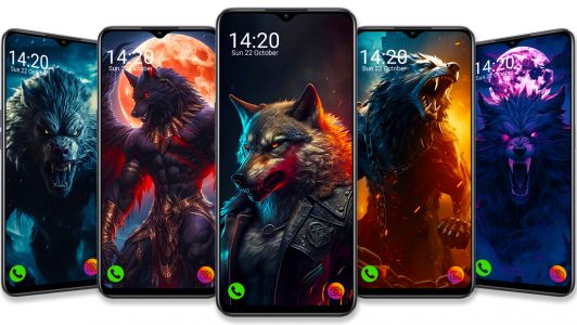 اسکرین شات برنامه Werewolf wallpaper 2